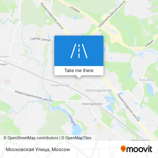 Московская Улица map