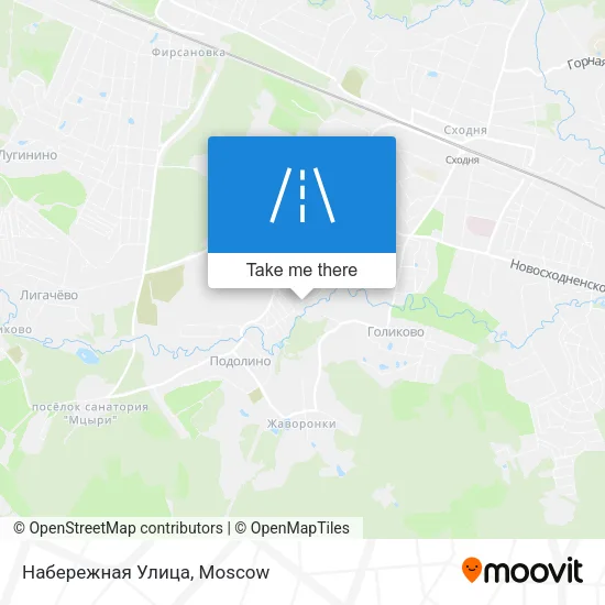 Набережная Улица map