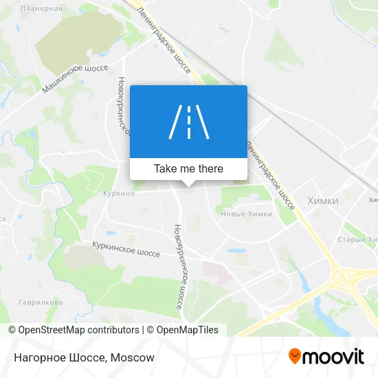 Нагорное Шоссе map