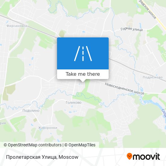 Пролетарская Улица map