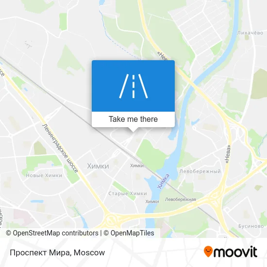 Проспект Мира map