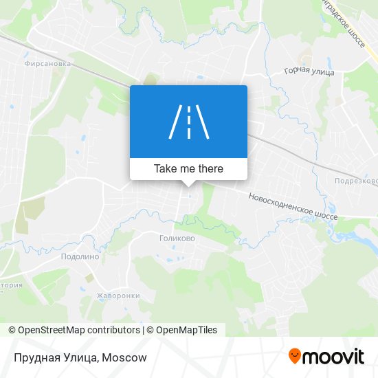 Прудная Улица map