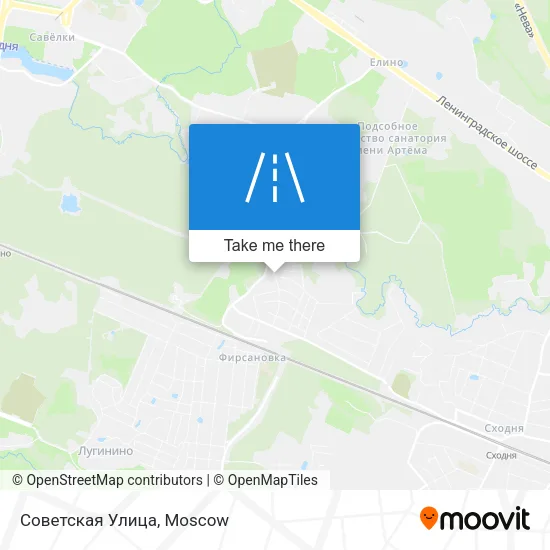 Советская Улица map