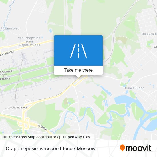 Старошереметьевское Шоссе map