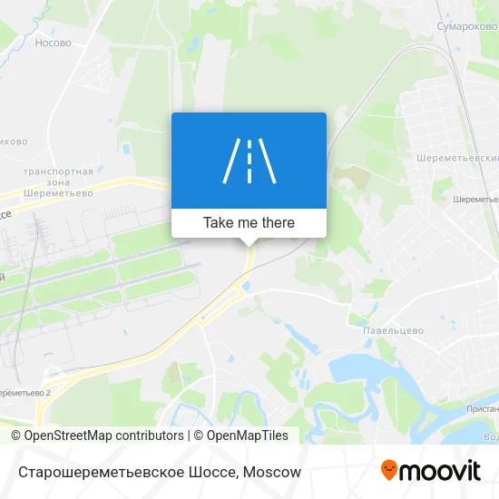 Старошереметьевское Шоссе map