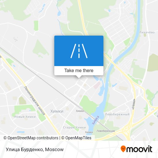 Улица Бурденко map