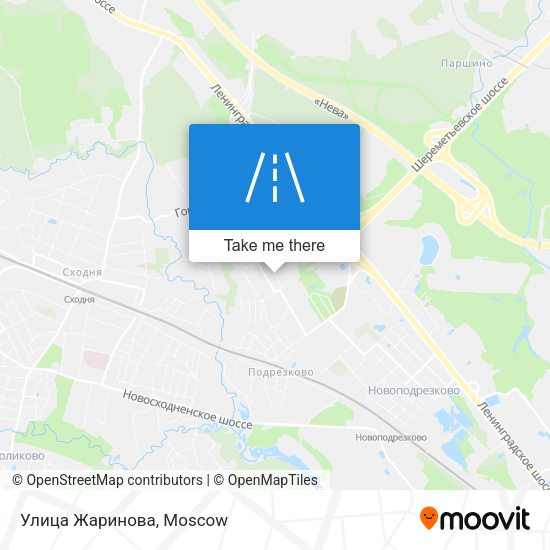 Улица Жаринова map