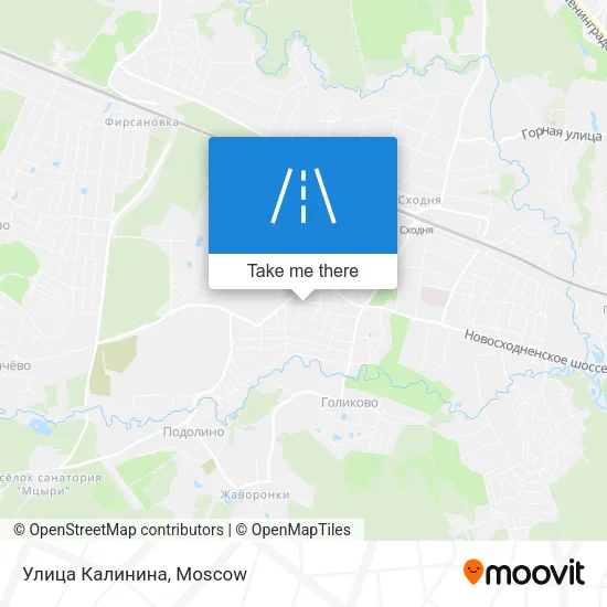 Улица Калинина map