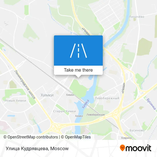 Улица Кудрявцева map