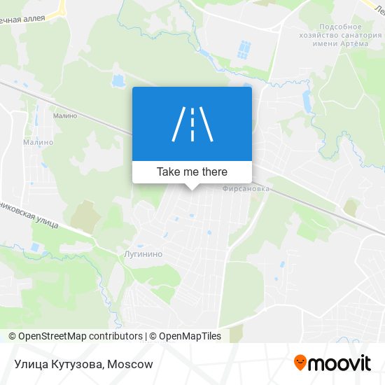 Улица Кутузова map