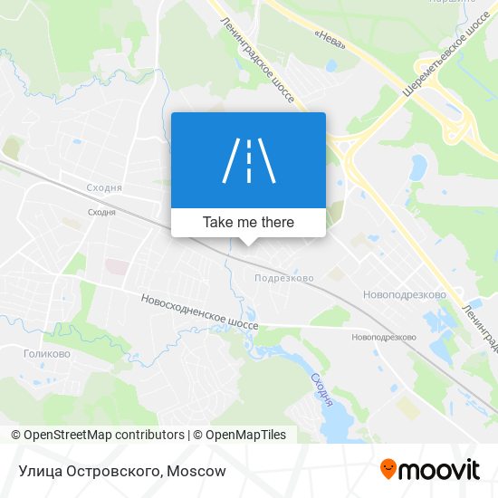 Улица Островского map