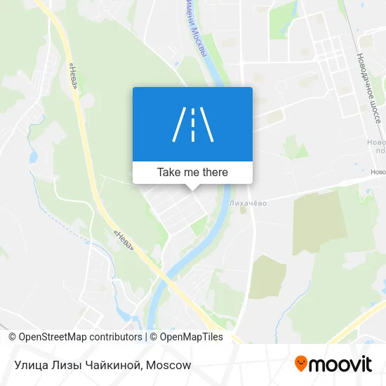 Улица Лизы Чайкиной map