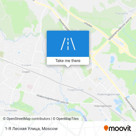 1-Я Лесная Улица map