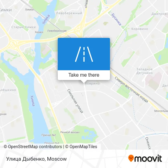 Улица Дыбенко map