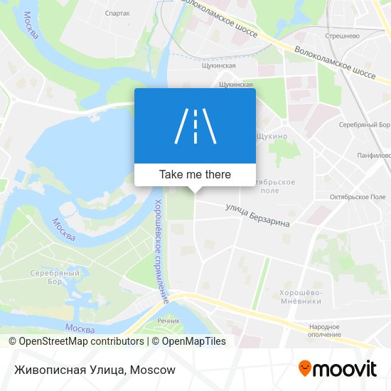 Живописная Улица map