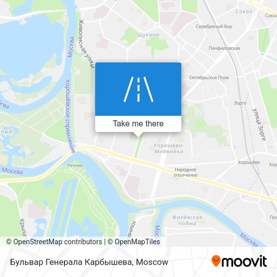 Бульвар Генерала Карбышева map