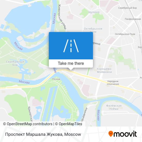 Проспект Маршала Жукова map