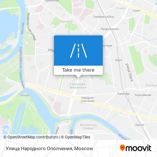 Улица Народного Ополчения map