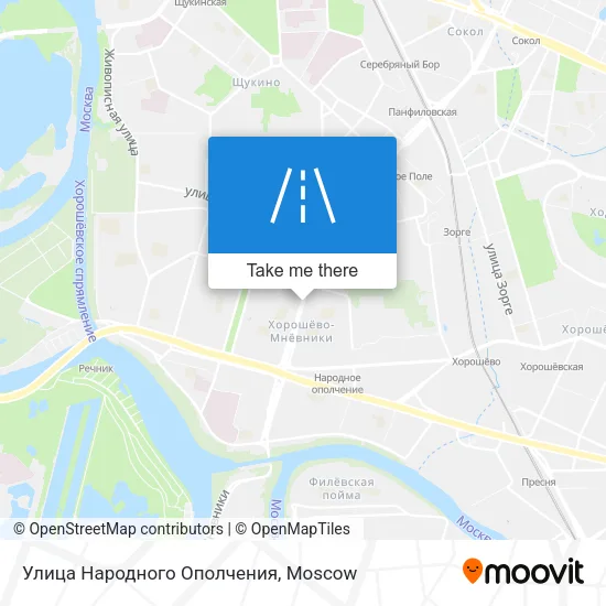 Улица Народного Ополчения map