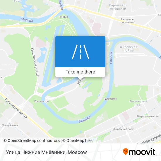 Улица Нижние Мнёвники map