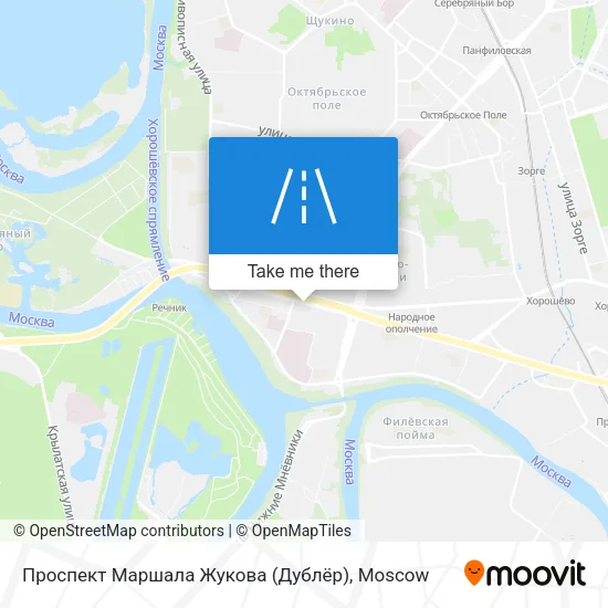 Проспект Маршала Жукова (Дублёр) map