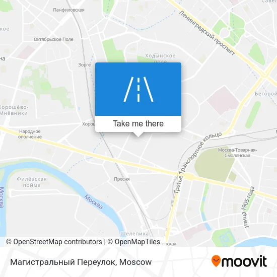 Магистральный Переулок map