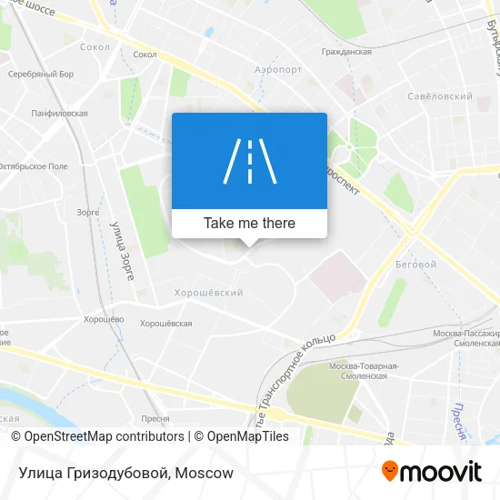 Улица Гризодубовой map