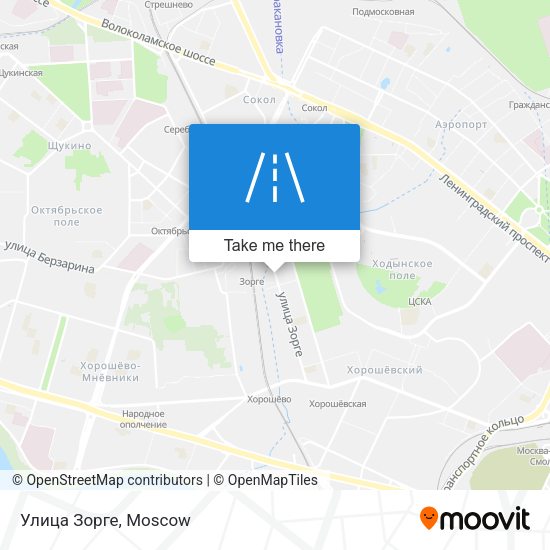 Улица Зорге map