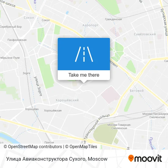 Улица Авиаконструктора Сухого map