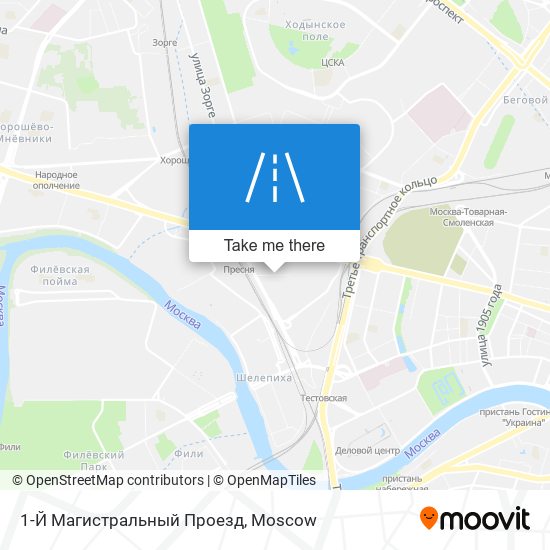 1-Й Магистральный Проезд map