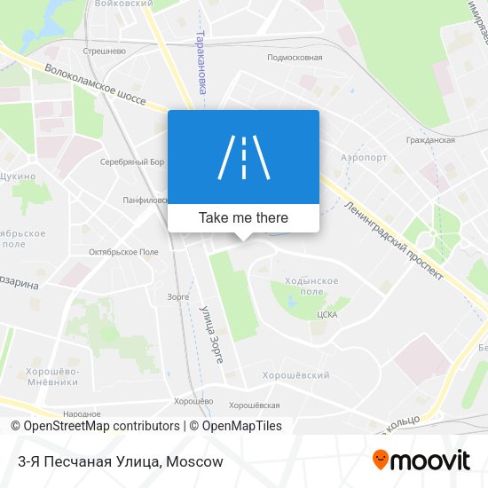 3-Я Песчаная Улица map