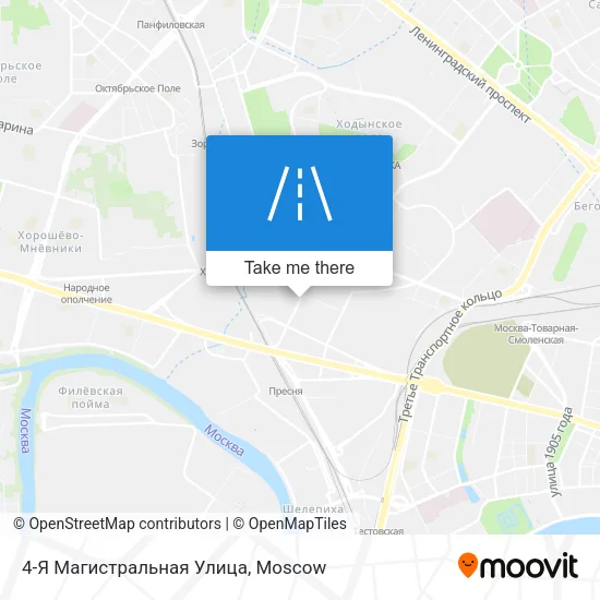 4-Я Магистральная Улица map