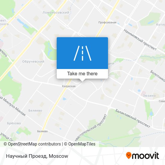 Научный Проезд map