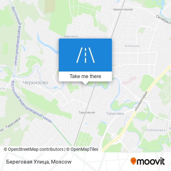 Береговая Улица map