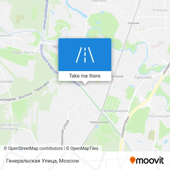 Генеральская Улица map