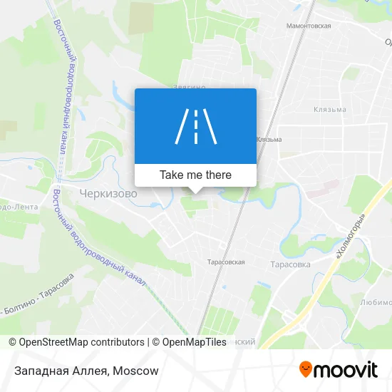 Западная Аллея map