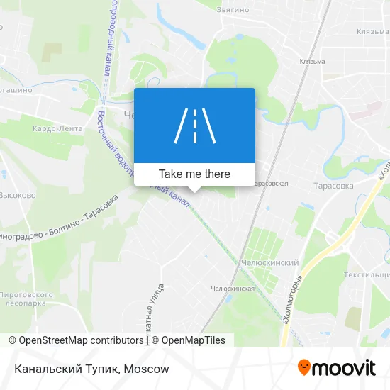 Канальский Тупик map