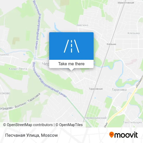 Песчаная Улица map
