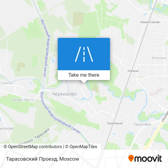 Тарасовский Проезд map