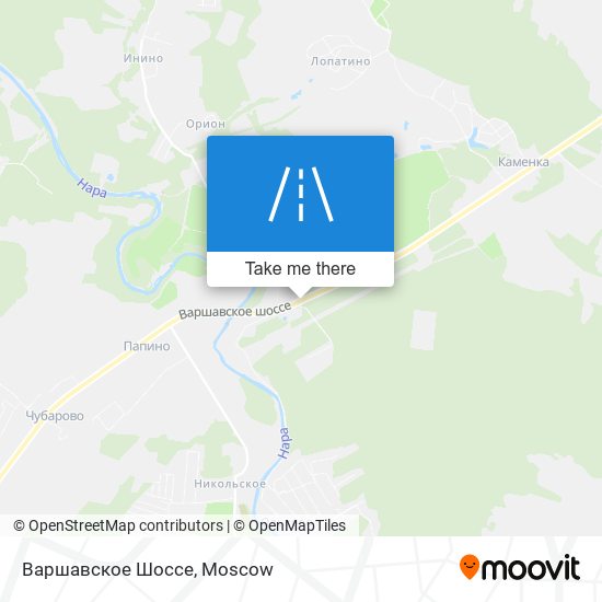 Варшавское Шоссе map