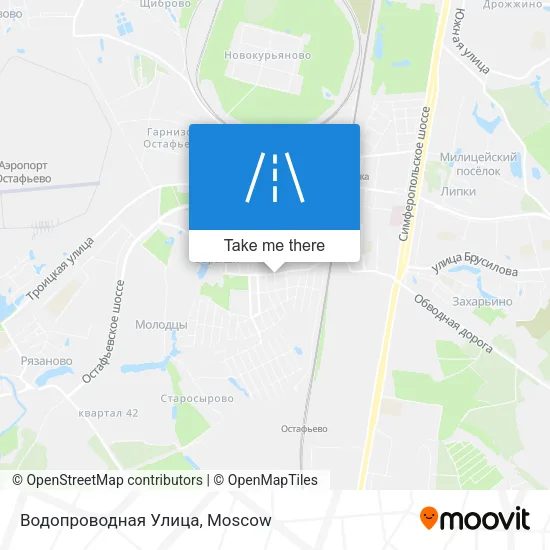 Водопроводная Улица map
