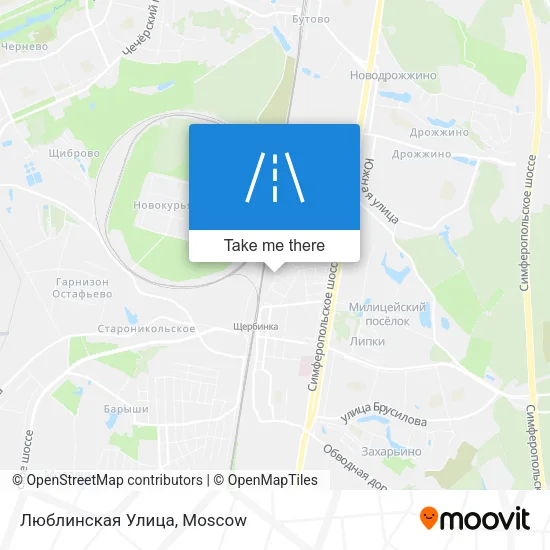 Люблинская Улица map