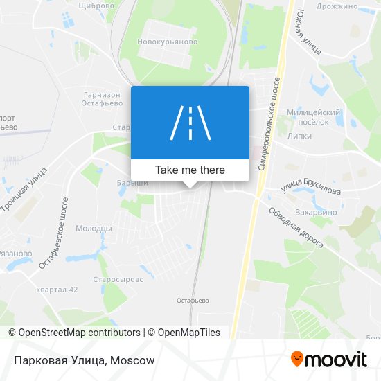 Парковая Улица map