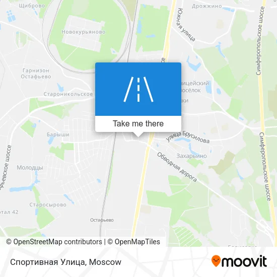 Спортивная Улица map