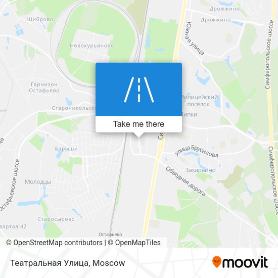 Театральная Улица map
