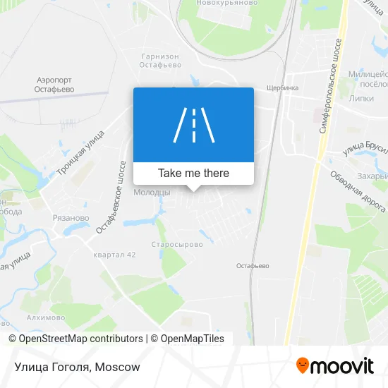 Улица Гоголя map