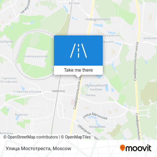 Улица Мостотреста map