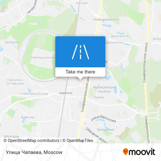 Улица Чапаева map