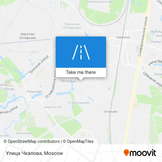 Улица Чкалова map