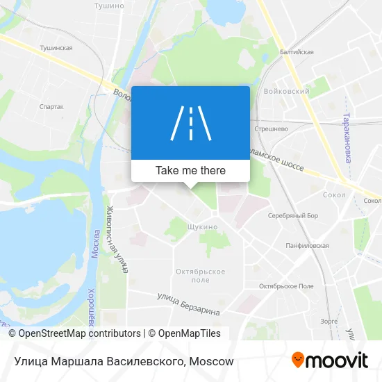 Улица Маршала Василевского map